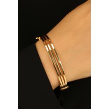 3 Sıralı Altın Bilezik CGKKLP0139