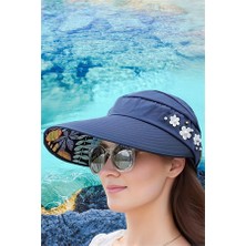 Uv Korumalı Polyester Vizör Plaj Şapkası – Ayarlanabilir, Hafif ve Nefes Alabilir Tasarım