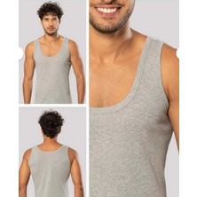 Erkek Gri Atlet- M Beden-3 Adet