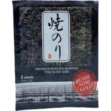 Nettenyolla 2 Adet 5li Nori Sushi Yosunu + Sushi Matı Hediye / Suşi Seti
