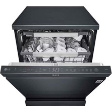 Lg DFC237HMS 8 Programlı 14 Kişilik Mat Siyah Bulaşık Makinesi