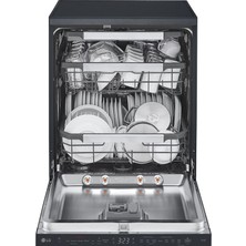 Lg DFC237HMS 8 Programlı 14 Kişilik Mat Siyah Bulaşık Makinesi