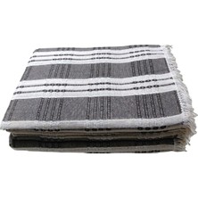 Buldan Pamuklu Koltuk Örtüsü Maxi Takım (3+3+1+1)-K.kahve Krem