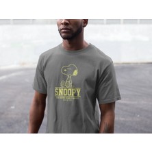 Zuno Erkek Slimfit Snoopy Since 199 Baskılı T-Shirt