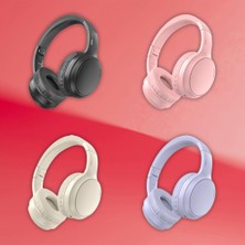 Karler Bass Krh4 Anc Kablosuz Kulak Üstü Kulaklık - Pembe