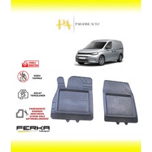 Volkswagen Caddy 5 Ön 2 Parça 2020 ve Üstü Uyarlanabilir Universal Havuzlu Paspas