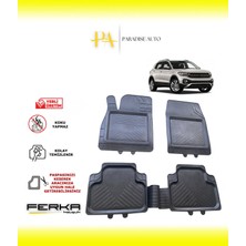 Volkswagen T-Cross 2019 ve Üstü Uyarlanabilir Universal Havuzlu Paspas