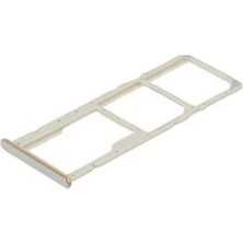 Huawei Y7 Prime 2018 Uyumlu Sim Tepsisi Aparatı Sim Kart Yuvası Gold