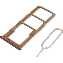 Yedcom SAMSUNG A50 Uyumlu Sim Kart Aparatı Sim Tepsisi Sim Kızağı GOLD