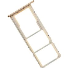 Yedcom HUAWEİ Y6 2019 Uyumlu Sim Tepsisi Aparatı Sim Kart Yuvası GOLD