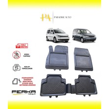 Volkswagen Caddy 3-4 2004-2018 Uyarlanabilir Universal Havuzlu Paspas