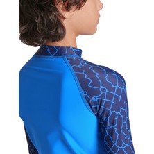 Arena Unısex Jr Arena Rash Vest L/s Allover  Uv Korumalı Tişört