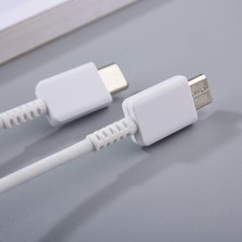 Samsung Uyumlu USB Type-C Kablo Çift Taraf Type C Hızlı Şarj Destekli 1 Metre Tablet ve Telefon Uyumlu