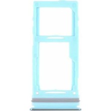 Samsung M40 Uyumlu Sim Kart Aparatı Sim Tepsisi Sim Kızağı  Mavi