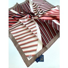 Levidor Tivil Saf Ipek Eşarp 49471 Vizon Karışık Desen