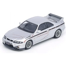 Nissan Skyline Gt-R (R33) ’’tuned By Mine’s’’ Silver IN64-R33-MINES-S