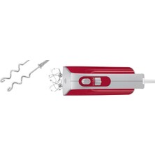 MFQ40303 El Mikseri Styline Clour 500 W Kırmızı, Gümüş