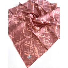 Levidor Tivil Saf Ipek Eşarp 48980 Gül Kurusu Karışık Desen