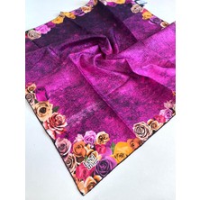 Levidor Tivil Saf Ipek Eşarp 48964 Pembe Karışık Desen