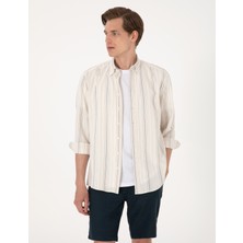 Pierre Cardin Erkek Lacivert Regular Fit Uzun Kollu Gömlek 50307170-VR033