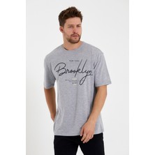 Süperlife Erkek Bisiklet Yaka Standart &regular Fit Tişort SPR22TS110