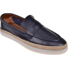 Pullman Hakiki Deri Makosen Erkek Ayakkabı BM-7090   Lacivert