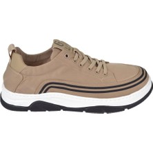 Guja Hafif Taban Tekstil Erkek Sneaker GJ-507   Bej