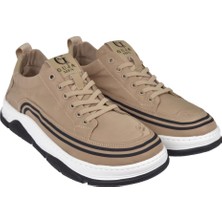 Guja Hafif Taban Tekstil Erkek Sneaker GJ-507   Bej