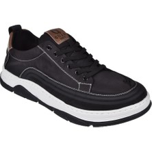 Guja Hafif Taban Tekstil Erkek Sneaker GJ-507   Siyah