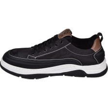 Guja Hafif Taban Tekstil Erkek Sneaker GJ-507   Siyah