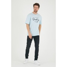 Süperlife Erkek Bisiklet Yaka Standart &regular Fit Tişort SPR22TS110