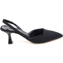 Papuçcity Hco 03176 Kadın Stiletto Arkası Açık Ayakkabı