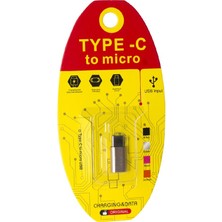 Erbar Mıcro USB To Type-C Çevirici Otg Aparat (4767) - MRK1685-7307