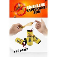 Erbar Turk  Yapışkanlı Sinek Şeridi Sinek Kapanı 4 Adet - MRK3918-8025