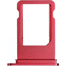 Yedcom iPHONE 8 Uyumlu Sim Tepsisi Sim Aparatı Sim Kart Yuvası KIRMIZI