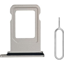 Yedcom iPHONE 11 PRO Uyumlu Sim Tepsisi Sim Aparatı Sim Kart Yuvası BEYAZ