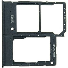 Yedcom SAMSUNG A20S Uyumlu Sim Kart Aparatı Sim Tepsisi Sim Kızağı x SİYAH