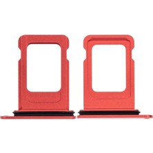 Yedcom iPHONE 13 Uyumlu Sim Tepsisi Sim Aparatı Sim Kart Yuvası KIRMIZI