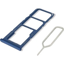 Yedcom SAMSUNG M22 Uyumlu Sim Kart Aparatı Sim Tepsisi Sim Kızağı x MAVİ