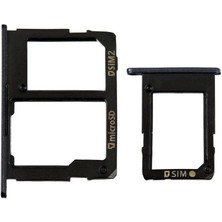 Yedcom SAMSUNG J7 PRİME Uyumlu Sim Kart Aparatı Sim Tepsisi Sim Kızağı x SİYAH