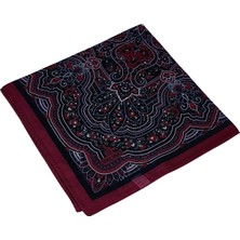 Mısırlı Eşarpları Büyük Boy Etnik Desenli Eşarp 120X120 cm
