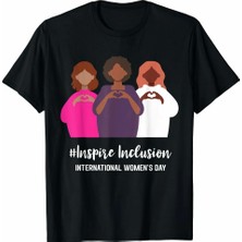 Fy Butik 8 Mart Dünya Kadınlar Günü Için Özel Baskılı T-Shirt - Siyah