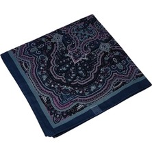 Mısırlı Eşarpları Büyük Boy Etnik Desenli Eşarp 120X120 cm