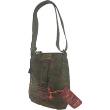 Vintage Küçük Salaş Unisex Günlük Çapraz Postacı Çantası S Boy 20X24CM