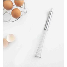 Yeni Nesil Ayarlanabilir Çırpıcı Paslanamaz Çelik, Metal Top Boncuklu Yumurta ve Sos Karıştırıcı,