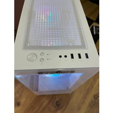 Strong Berry Beyaz Oyuncu Bilgisayarı Kasası Psu Yok ARGB Dış Kasa