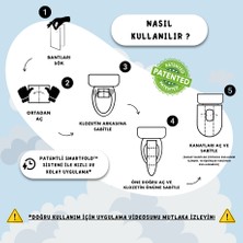 MiniGuard ® Yeni Nesil Klozet Örtüsü - Tek Kullanımlık, Patentli Sistem, Su Geçirmez, Kaymaz - 7 Adet - Klozet Kapak Örtüsü