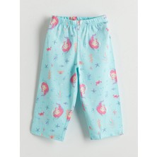 Lc Waikiki Yeni Sezon Bisiklet Yaka Kiz Cocuk Kaprili Pijama Takimi - S5HY52Z4