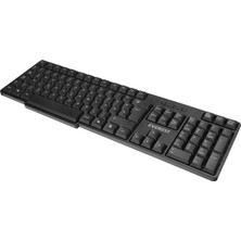 Everest KB-517U Siyah 2mt Bakır Kablolu USB F Standart Klavye