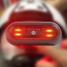 Moto Kask Lambası Bisiklet Arka Lambası  LED Işıklı Sinyal Uyarı Arka Lambası Su Geçirmez